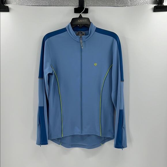Pearl Izumi Women's Long Sleeve Full Zip Cycling Jacket - Blue - Medium - Picture 1 of 9